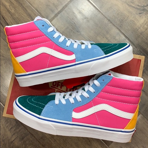 VERY SK-8-HI Suede/Canvas Multi/Brig men’s - Picture 2 of 16